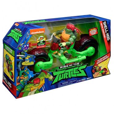 82484 Игрушка. Мотоцикл с фигуркой Рафа, серия ROTMNT