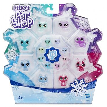 E5480 Игровой набор Littlest Pet Shop 16 петов Холодное царство