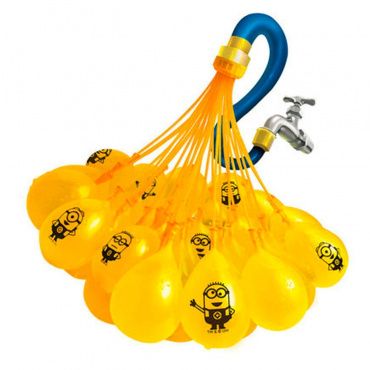 Z5653 Игрушка Bunch O Balloons Стартовый набор "Миньоны": 100 шаров, пол.пакет