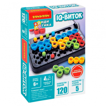 ВВ5959 Игра настольная логическая БондиЛогика Bondibon "IQ-ВИТОК"