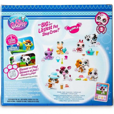 00625_LPS Набор "Пара друзей": две фигурки мини-животных с аксессуарами, Littlest Pet Shop