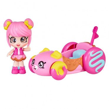 39759 Игровой набор Мини-кукла Донатина с машинкой ТМ Kindi Kids