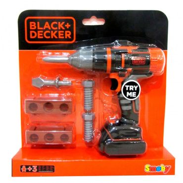 7600360108 Игрушка Шуруповерт Black&Decker механический