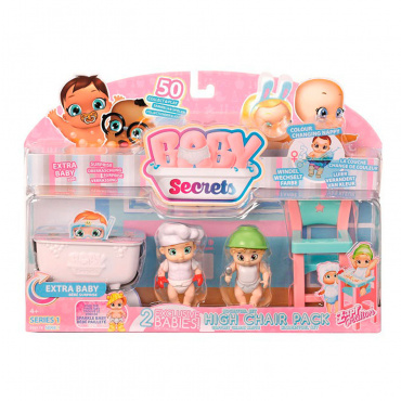 930175 Игрушка BABY Secrets Набор с детским стульчиком, блистер