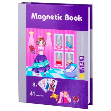 TAV037 Развивающая игра Magnetic Book Маскарад