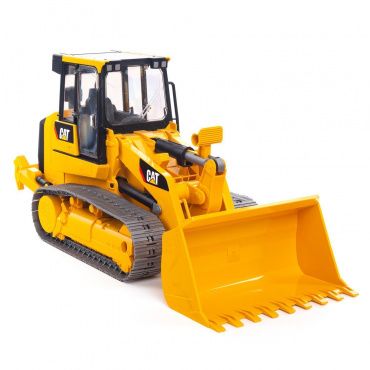 02447 Игрушка из пластмассы Погрузчик гусеничный CAT с ковшом