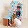 PD318-12 Деревянный кукольный домик "Беатрис Гранд" с мебелью и гараж, 11 предметов, для кукол 30 см