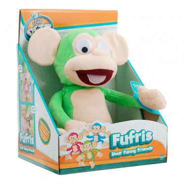 94161 Игрушка Club Petz Funny Обезьянка Fufris интерактивная, смеётся и подпрыгивает, звук эфф