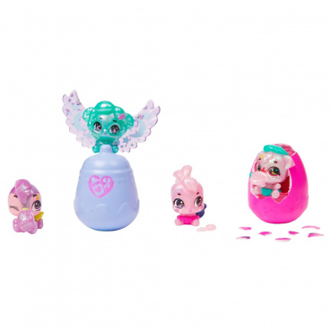 6060650 Набор фигурок Hatchimals S10 Блестящие малыши 4 шт