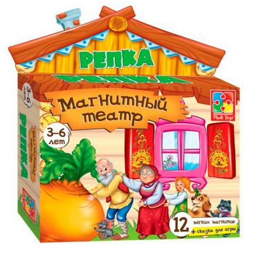 VT3206-07 Игра настольная "Магнитный театр. Репка" 