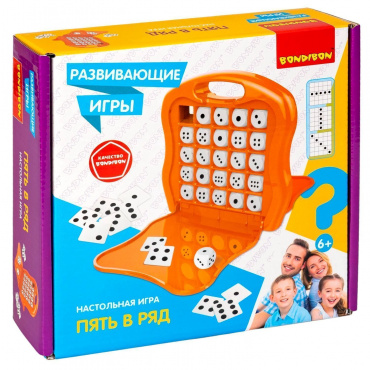 ВВ5668 Развивающие игры Bondibon «ПЯТЬ В РЯД»