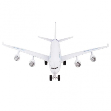 91011 Игрушка KiddieDrive Пассажирский самолет, с механизмом, свет /звук, 22см (металл)