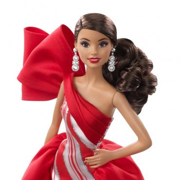 FXF03 Коллекционная кукла Barbie Праздничная кукла брюнетка 2019