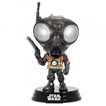 45541 Фигурка Funko POP! Звёздные войны. Мандалорец. Q9:0 (Bobble Star Wars Mandalorian Q9:0)