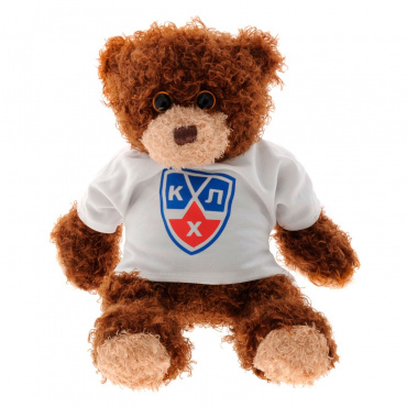 50061KHL Игрушка мягконабивная Медвежонок-хоккеист в футболке 33см