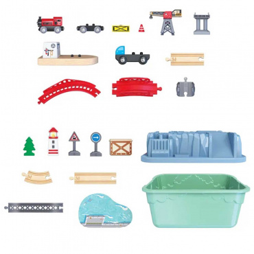 E8769_HP Игровой набор "Железная дорога" Портовая станция