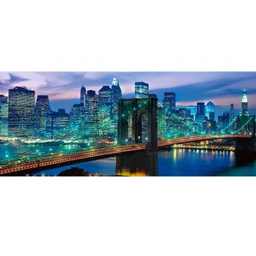 39434 Мозаика 1000 эл. "Бруклинский мост, Нью-Йорк" панорама