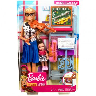 FXP18 Кукла Barbie серия "Кем быть?" Учитель музыки