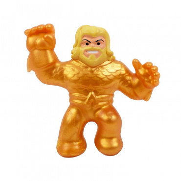 41941 Мини игрушка тянущаяся фигурка Аквамен золотой DC GooJitZu