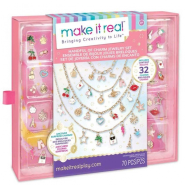 1719 Набор Make it Real Набор для создания браслетов "Стиль и мода в розовом"