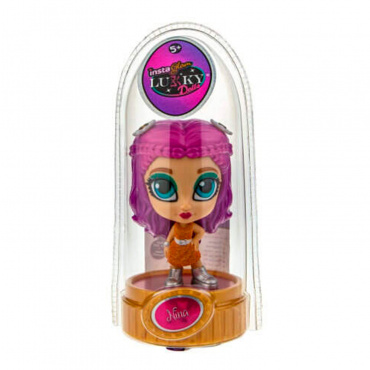 Т21416 Instaglam Lukky Doll кукла Нина 12 см с 2 аппликаторами и косметикой внутри