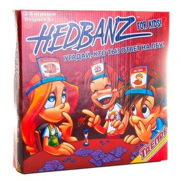 13706 Игра настольная Hedbanz "Угадай, кто ты? Ответ на лбу"