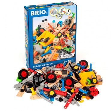 34588 BRIO Игрушка. Конструктор в коробке с ручкой 210 дет., 31*9*40