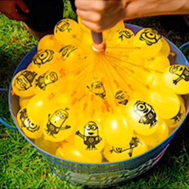 Z5653 Игрушка Bunch O Balloons Стартовый набор "Миньоны": 100 шаров, пол.пакет