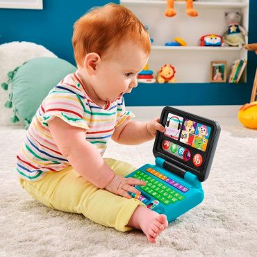 HHH06 Игрушка Fisher Price Ноутбук для малыша "Смейся и учись"