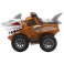 FT0735692 Игрушка. Инерционная машинка Funky Toys, Акула Транспортный грузовик коричневый со светом