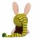 LE15-051 Игрушка мягконабивная Заяц Антоша в шапочке и свитере коллекция Лесята