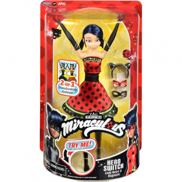50414 Кукла Miraculous "Леди Баг в крутящемся платье" (кукла 27 см с аксессуарами)