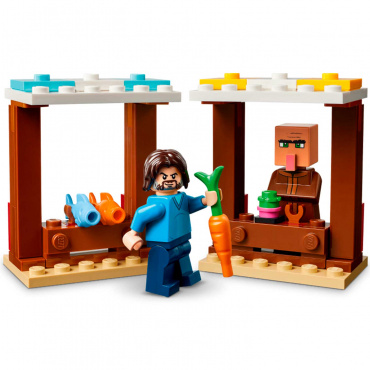 21273 Конструктор Майнкрафт "Нападение на деревню воздушных шаров Гаста"