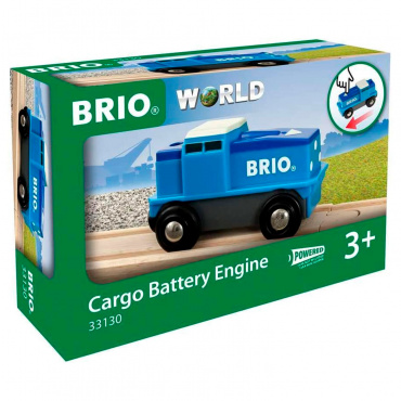 33130 Brio Игрушка эл.товарный электровоз на бат.,кор.