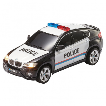 24655 Игрушка Полицейский автомобиль BMW X6 на радиоуправлении (1:24), 8+