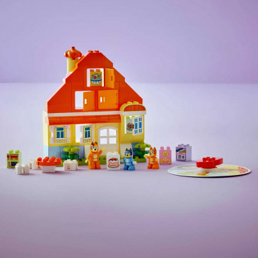 10459 Конструктор Дупло "Дом семьи Блуи с игрой для развития памяти"