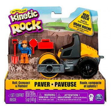 11303 Песок для лепки Kinetic Sand серия Rock.141 грамм, машина, аксессуары