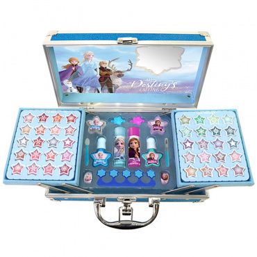 1599018E Frozen Игровой набор детской декоративной косметики для лица и ногтей в кейсе