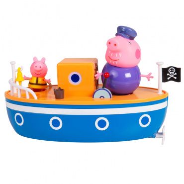 37224 Игровой набор для ванны Корабль дедушки Пеппы.TM Peppa Pig