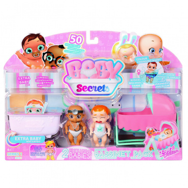 930168 Игрушка BABY Secrets Набор с колыбелью, блистер