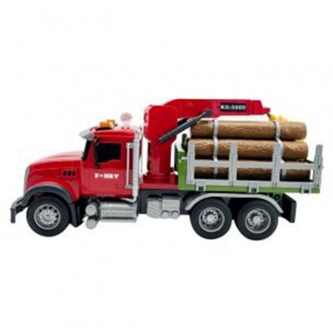 FT1202619 Игрушка "Городская техника" фрикционная машина лесовоз, 32 см, свет, звук, Funky Toys FT1202619 Игрушка "Городская техника" фрикционная машина лесовоз, 32 см, свет, звук, Funky Toys