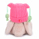SidS-354 Игрушка мягконабивная Зайка Ми в розовой шапочке с помпонами (малый)