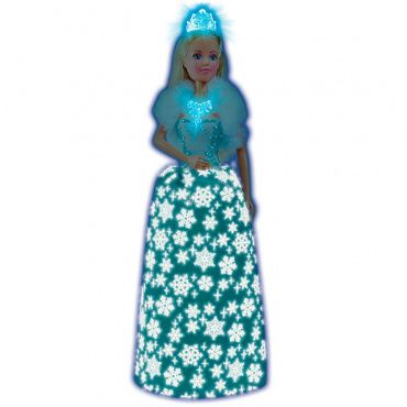 105733287 Кукла Штеффи "Волшебная снежная принцесса", 29 см, на батарейках (свет)