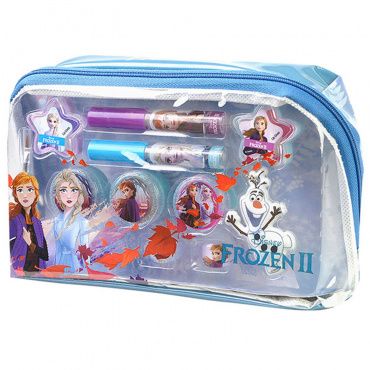 1599008E Frozen Игровой набор детской декоративной косметики для лица в косметичке прямоуг.