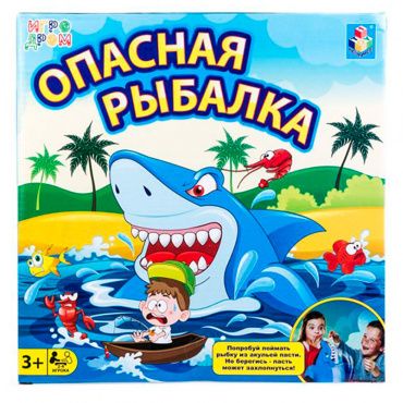 Т13562 1toy Игродром Игра настольная "Опасная рыбалка"