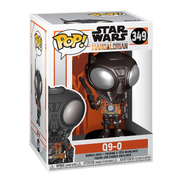 45541 Фигурка Funko POP! Звёздные войны. Мандалорец. Q9:0 (Bobble Star Wars Mandalorian Q9:0)