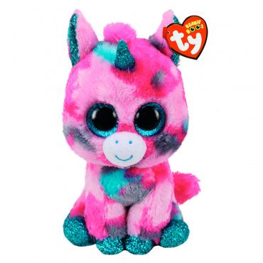 36466 Игрушка мягконабивная Единорог GUMBALL серии 'Beanie Boo`s' 24 см.
