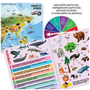 ВВ5551 Игра-викторина Умная Сова «Увлекательный мир животных и природы»