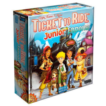 1867 Настольная игра Ticket to Ride Junior: Европа