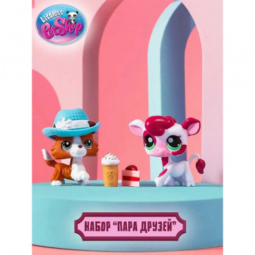 00625_LPS Набор "Пара друзей": две фигурки мини-животных с аксессуарами, Littlest Pet Shop